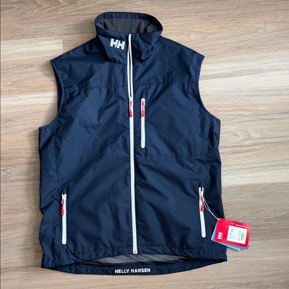 Helly Hansen Dark Blue Vest with Red and White Details